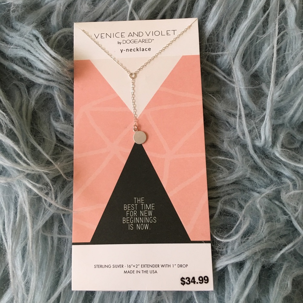 💌 3 for $20 NWT sterling silver y-necklace